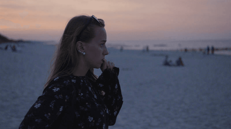 JULIA AT THE SEASIDE
