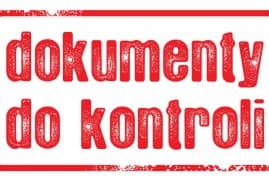 DOKUMENTY DO KONTROLI